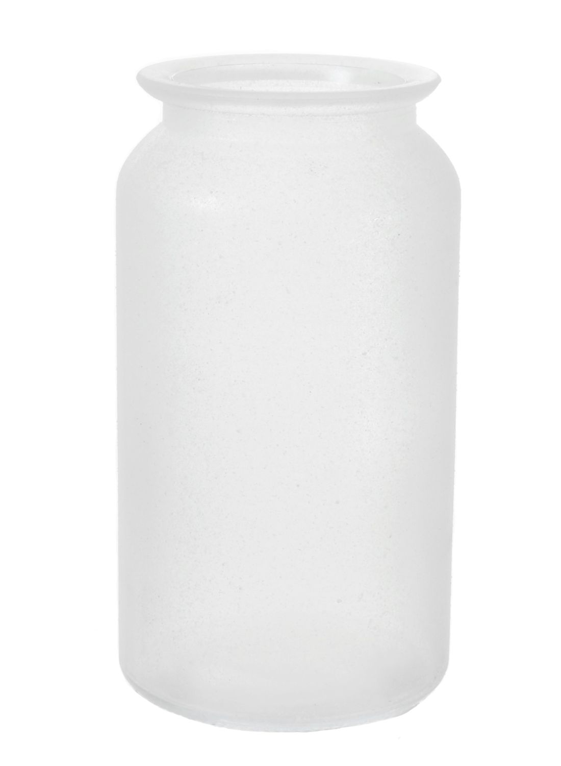 20cm Tall Frosted Jar