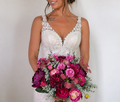 Bridal Bouquet Pink & Magenta