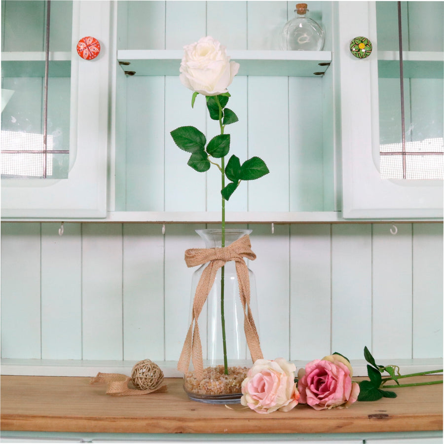 Ruffled Mabel Rose Stem