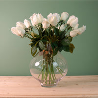 Real Touch Closed Rose Bud Bunch (9 Stems Per Bunch)