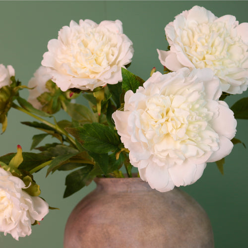 Real Touch Superior Open Peony Stem