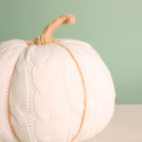 Knitted Single Pumpkin (16cm)