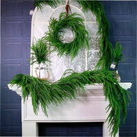 Real Touch Extra Full, Weeping Norfolk Pine Garland 185cm