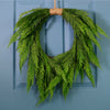 Real Touch Pine Heart Wreath (60cm)
