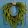 Real Touch Pine Heart Wreath (60cm)