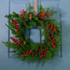 Real Touch Fir Berry & Pine Cone Wreath (60cm)