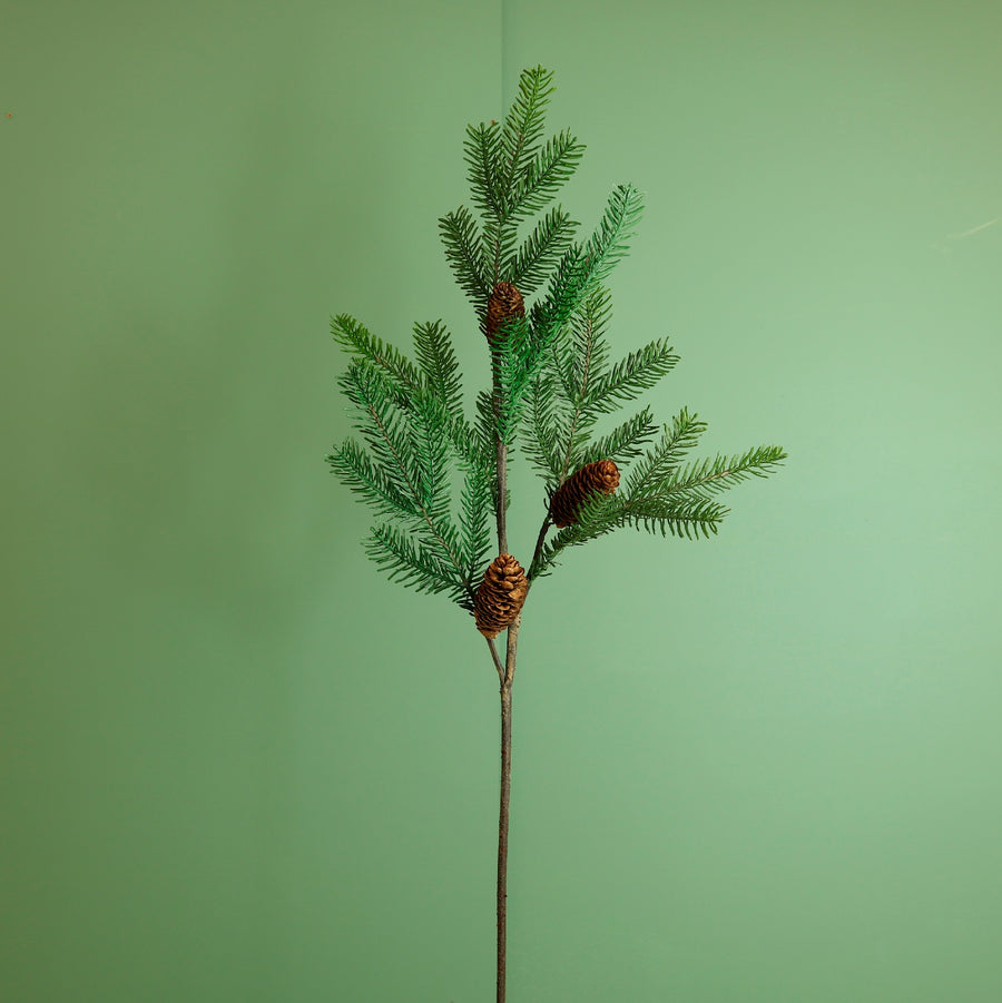 Premium Pine Cone & Conifer Spray (80cm)