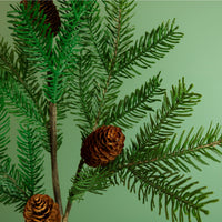 Premium Pine Cone & Conifer Spray (80cm)
