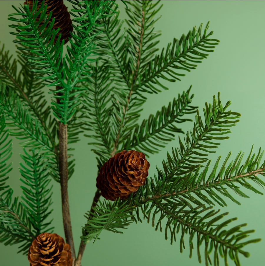 Premium Pine Cone & Conifer Spray (80cm)
