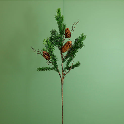 Premium Cone, Spruce & Twig Spray