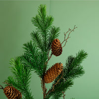 Premium Cone, Spruce & Twig Spray