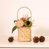 Autumn Woodland Pumpkin Mix Woven Basket (30cm)