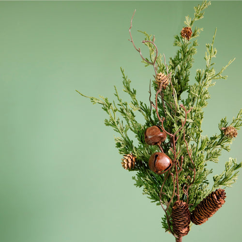 Premium Lawson Cypress & Bells Large Pic (75cm)