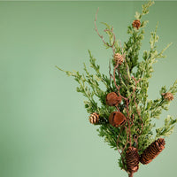 Premium Lawson Cypress & Bells Large Pic (75cm)