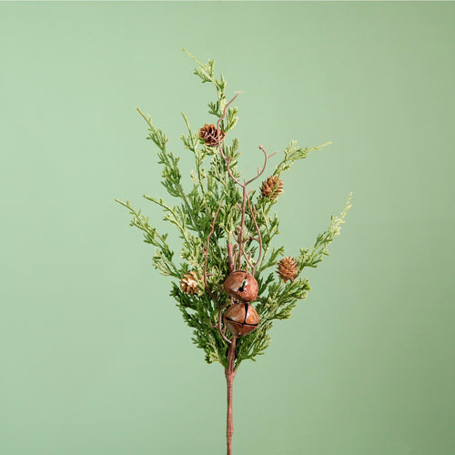 Premium Lawson Cypress & Bells Medium Pic (55cm)