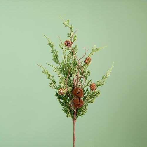 Premium Lawson Cypress & Bells Medium Pic (55cm)