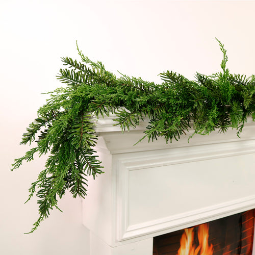 Real Touch Mountain Spruce Garland (183cm)