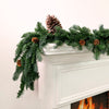 Real Touch Fraser Fir & Pinecones Garland (183cm)