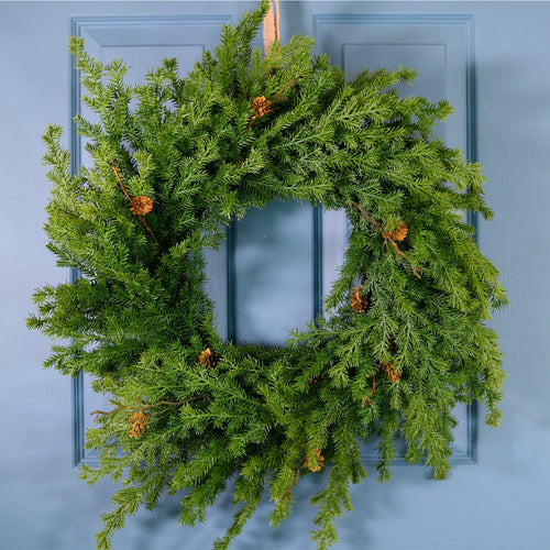 Real Touch Douglas Fir Wreath (60cm)