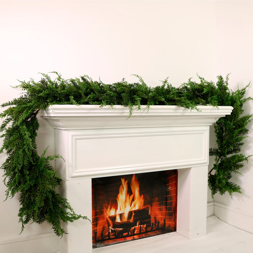 Real Touch Coarse Spruce Garland (275cm)