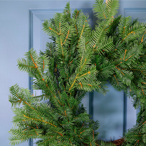 Real Touch Majestic Spruce Wreath (60cm)