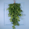 Real Touch Majestic Spruce Teardrop Swag