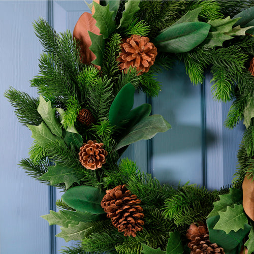 Premium Ascot Woodland Pine Wreath (65cm)
