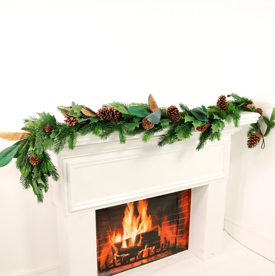 Premium Ascot Woodland Pine Garland (160cm)