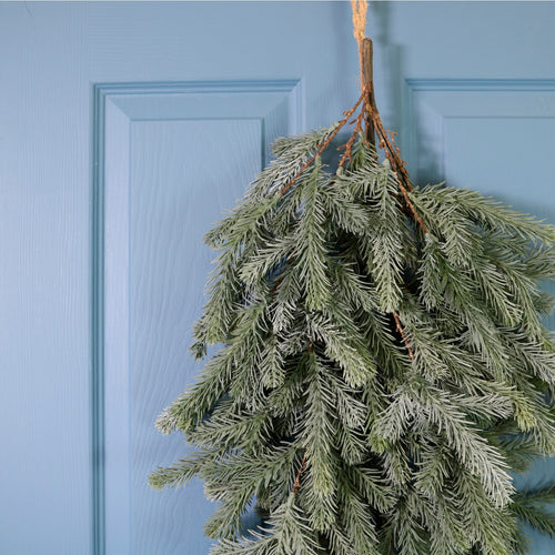 Premium Blue Royale Spruce Tear Drop Swag (90cm)