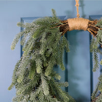 Premium Blue Royale Heart Shape Wreath (75cm)