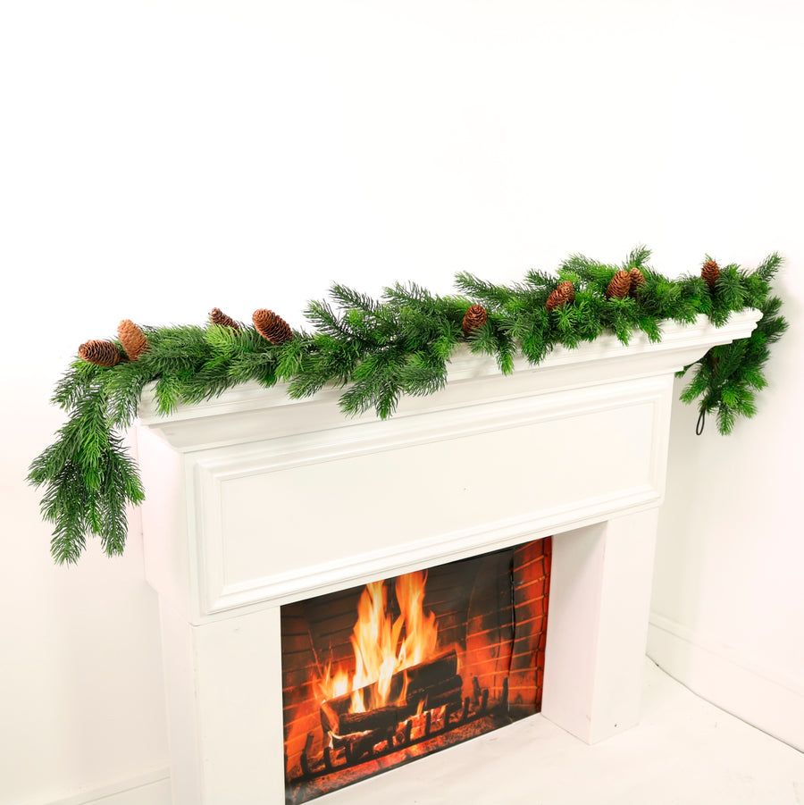 Premium Windsor Woodland Fir Garland (180cm)