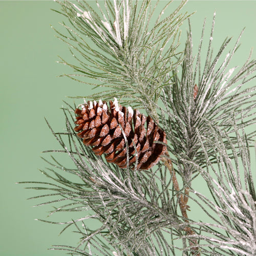 Winter Frostwhisper Needle Pine Branch (75cm)