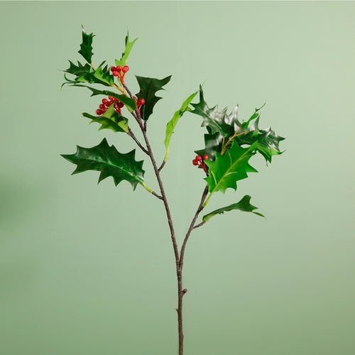 Winter Holly Spray Small
