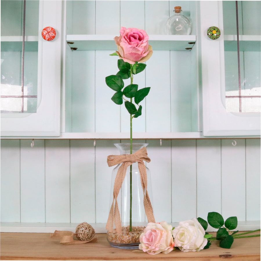 Ruffled Mabel Rose Stem