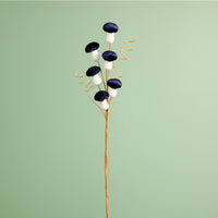 Seasonal Mini Velvet Mushroom Spray
