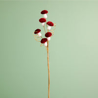 Seasonal Mini Velvet Mushroom Spray
