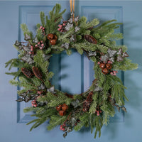 Premium Country Forest With Bells Wreath (60cm)
