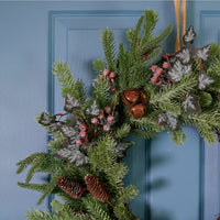 Premium Country Forest With Bells Wreath (60cm)