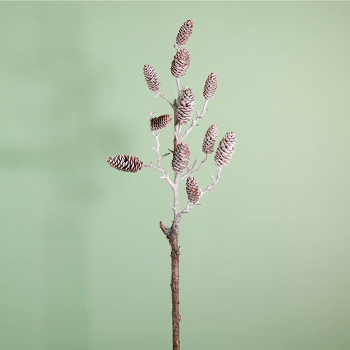 Winter Wildwood Frosted Pine Branch (75cm)