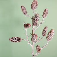 Winter Wildwood Frosted Pine Branch (75cm)