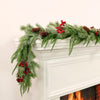 Premium Norway Spruce & Berry Garland (180cm)