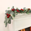 Premium Scarlet RoseHip Berry Garland (180cm)
