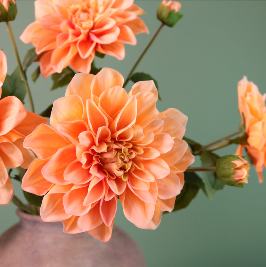 Real Touch Waterlily Dahlia Stem