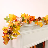 Autumn Fall Pumpkin Mix Garland (150cm)