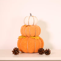 Autumn Boucle Trio Pumpkin Stack
