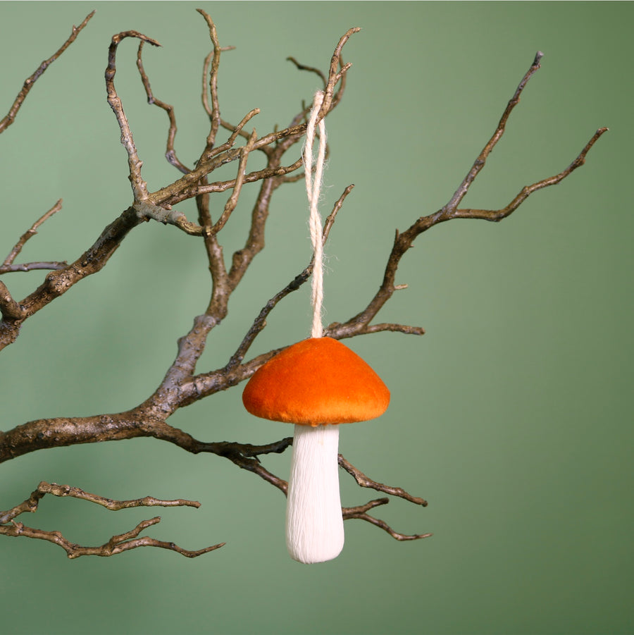 Velvet Hanging Toadstool Mushroom