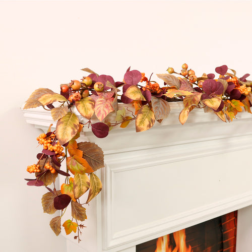 Premium Autumn Thicket Garland (160cm)