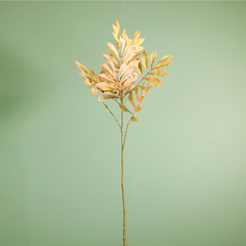 Printed Sweet Chestnut Leaf Spray