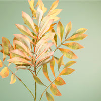 Printed Sweet Chestnut Leaf Spray