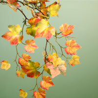 Printed Cascading Autumn Birch Spray